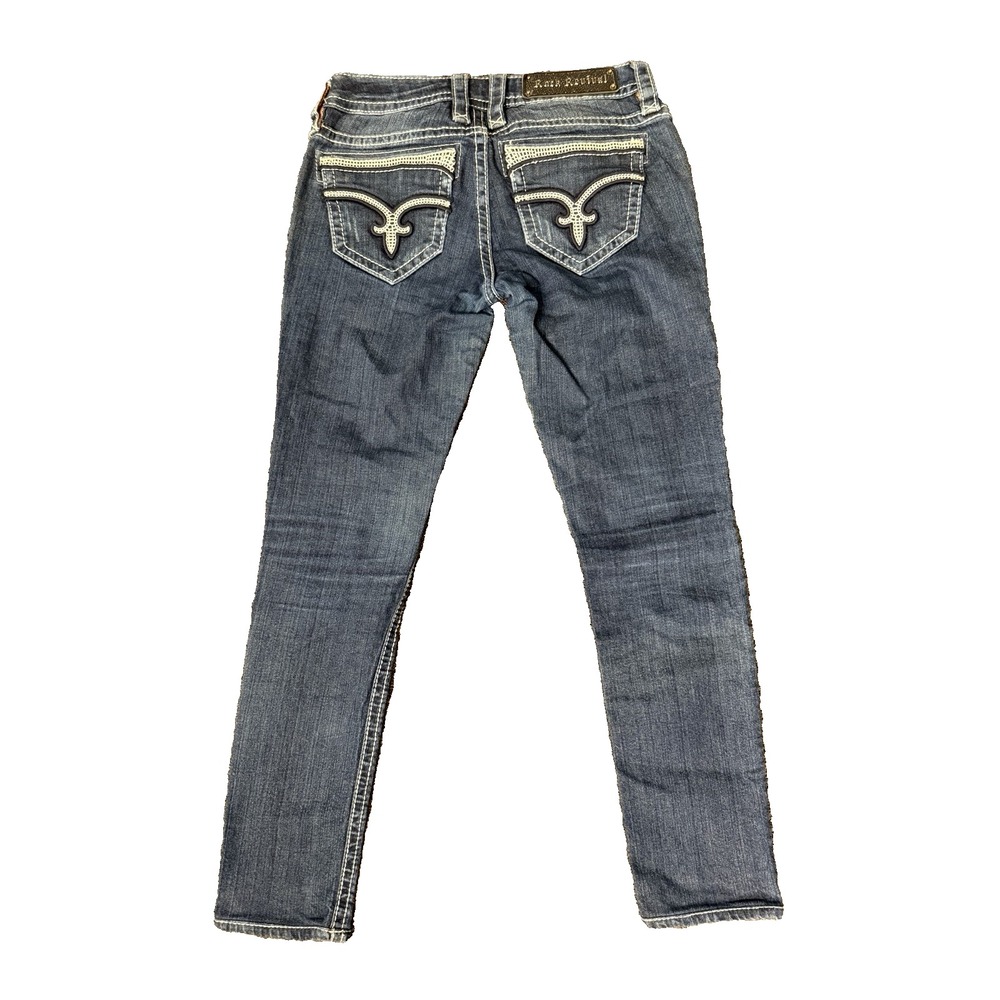Rock Revival Women's Thick Stitch Jeans Dee Skinny  Size 26 Thick Stitch